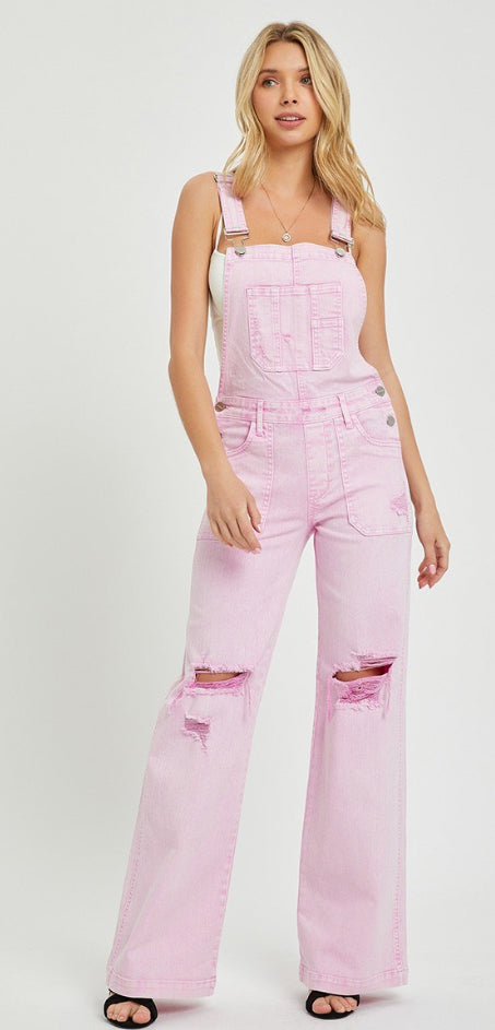 RISEN Bubblegum Babe Overalls 💕 (Plus Sizes Available)