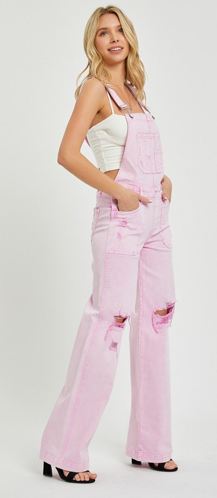 RISEN Bubblegum Babe Overalls 💕 (Plus Sizes Available)